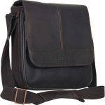 Kenneth Cole REACTION Manhattan Messenger Shoulder Satchel Bag Colombian Leather Laptop Computer & Tablet Travel Briefcase, Brown - Image 5
